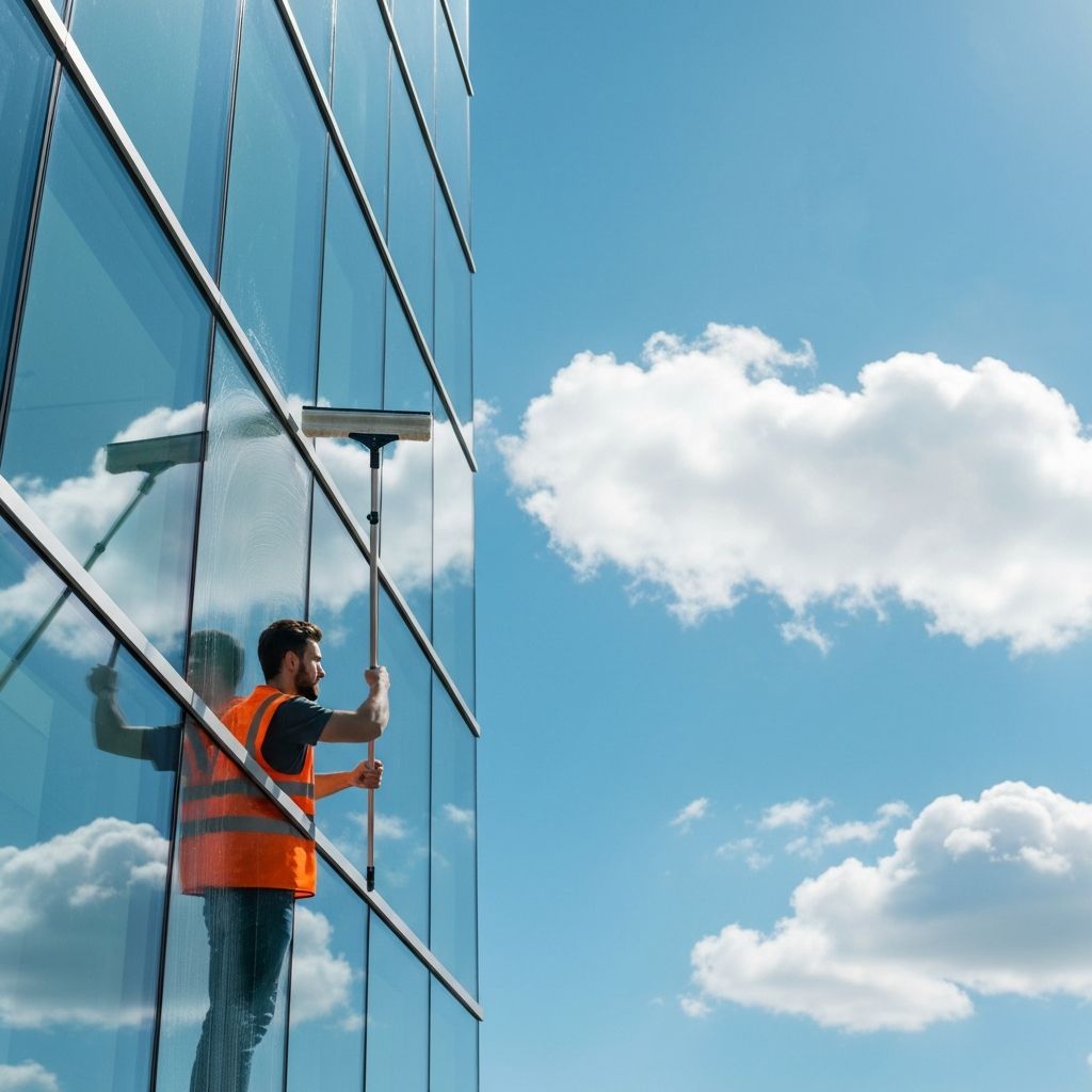 Nettoyage de vitres